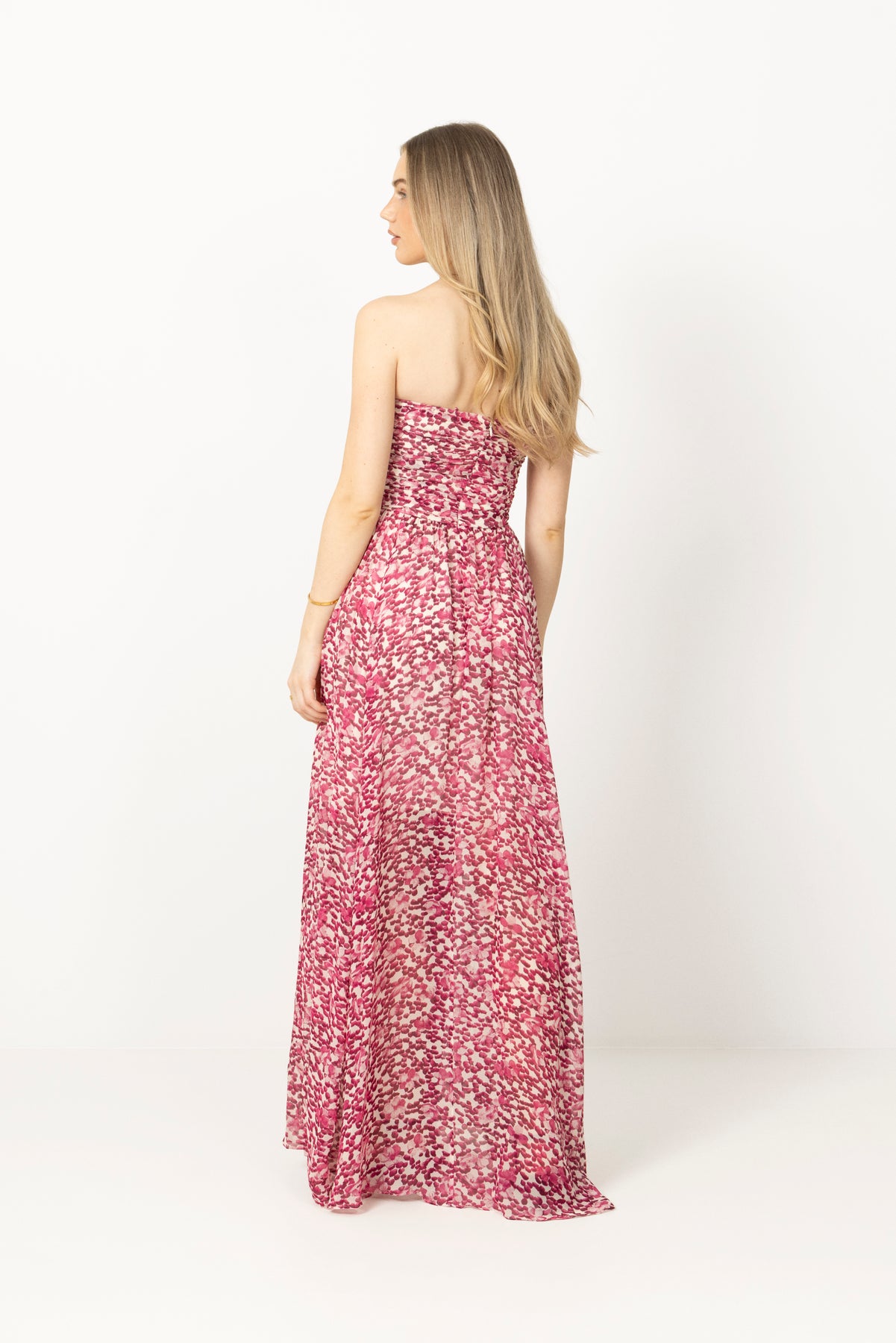 Bree Dress - Berry Viola Print