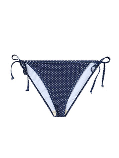 Polka Dot Baila Bikini Tanga - Navy Blue