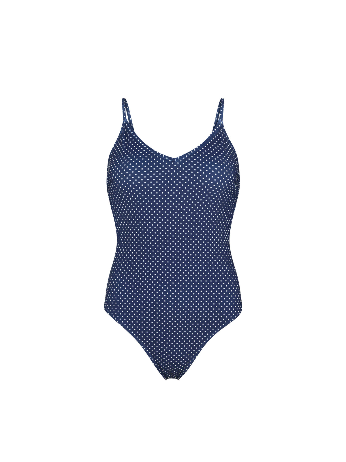 Polka Dot Bea Swimsuit - Navy Blue