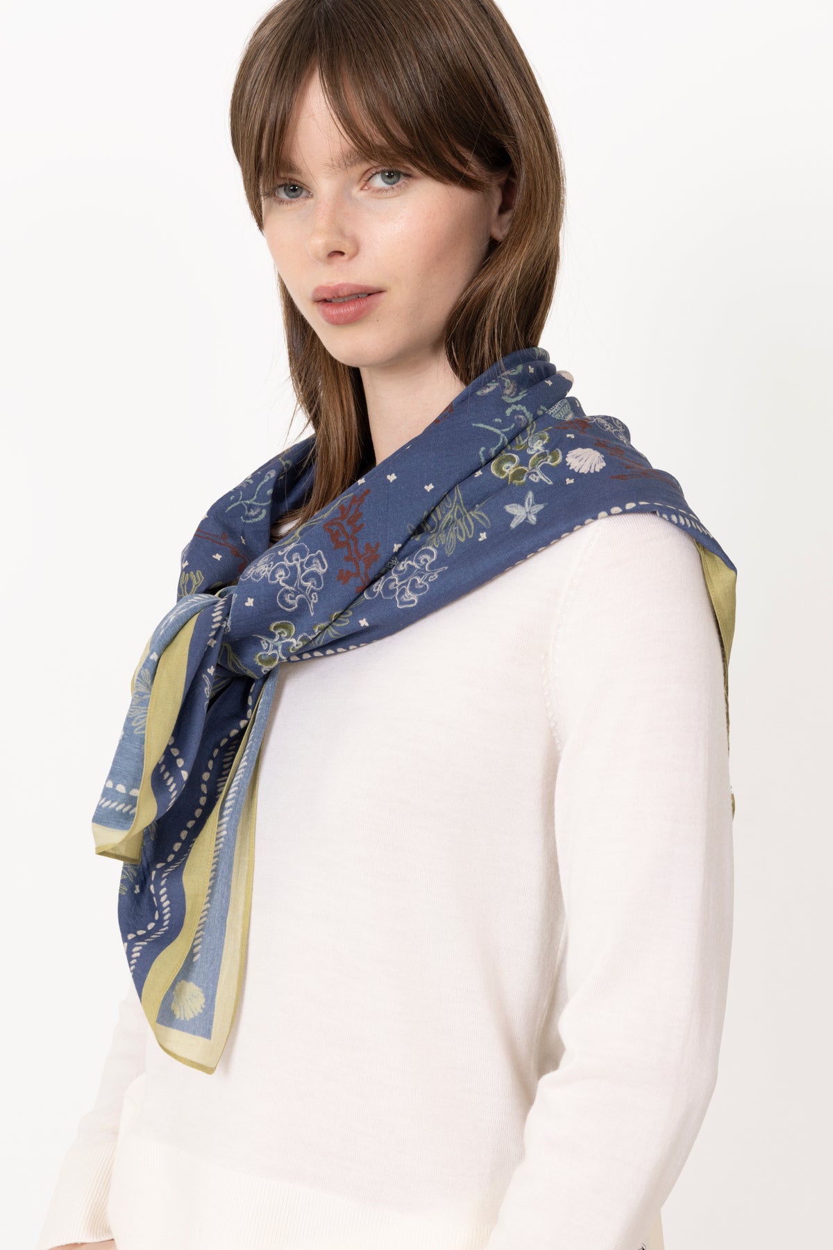 Seastoria Sico Scarf - Vintage Indigo Blue