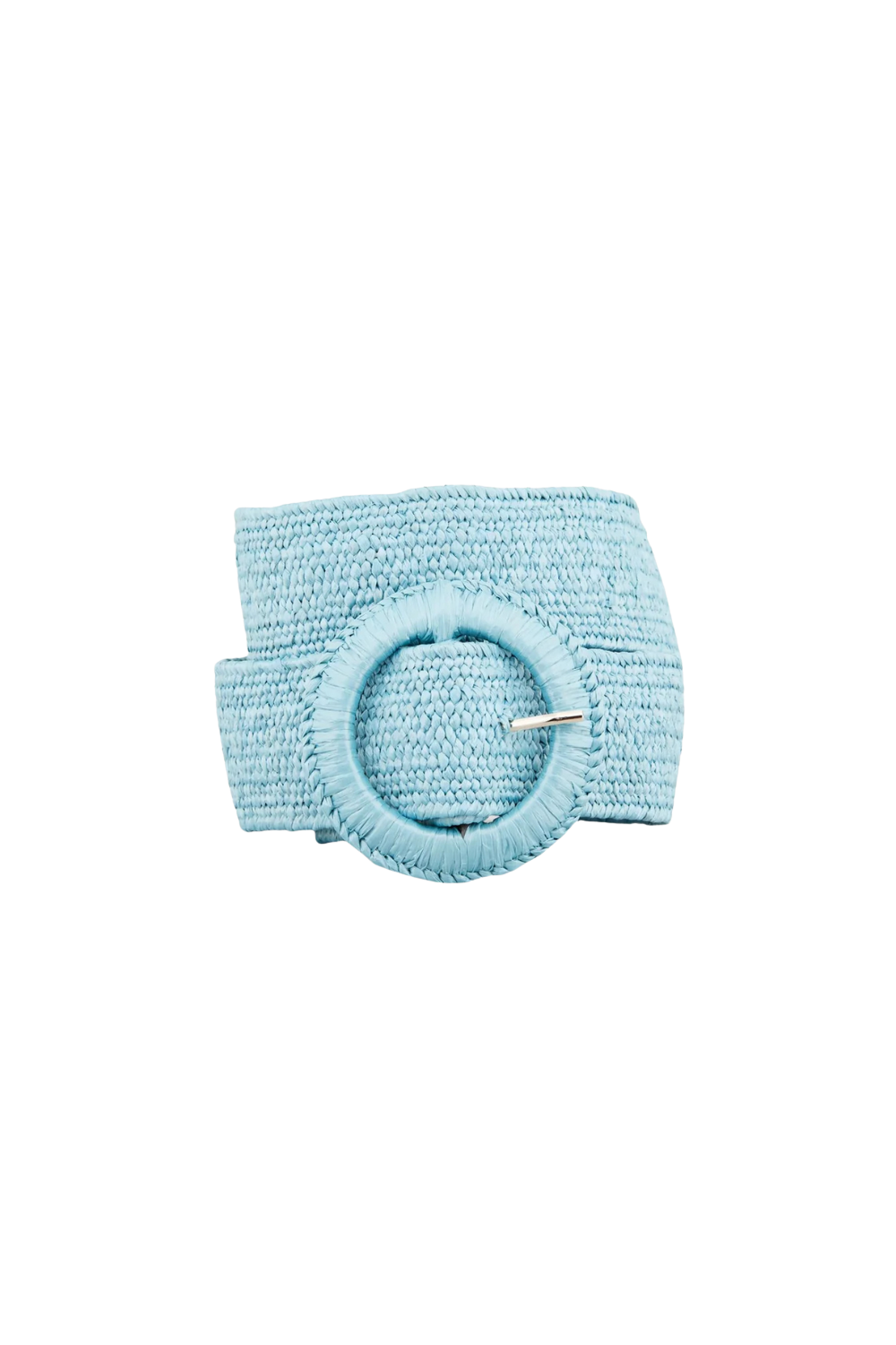 Wide Zia Belt - Aqua Gray