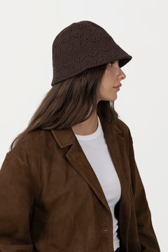 Breeze Bucket Hat - Hot Fudge Brown