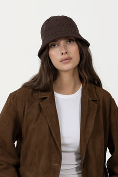 Breeze Bucket Hat - Hot Fudge Brown