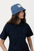 Denima Stitch Bucket Hat - Denim