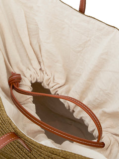 Strawly Luca Bag - Green Moss
