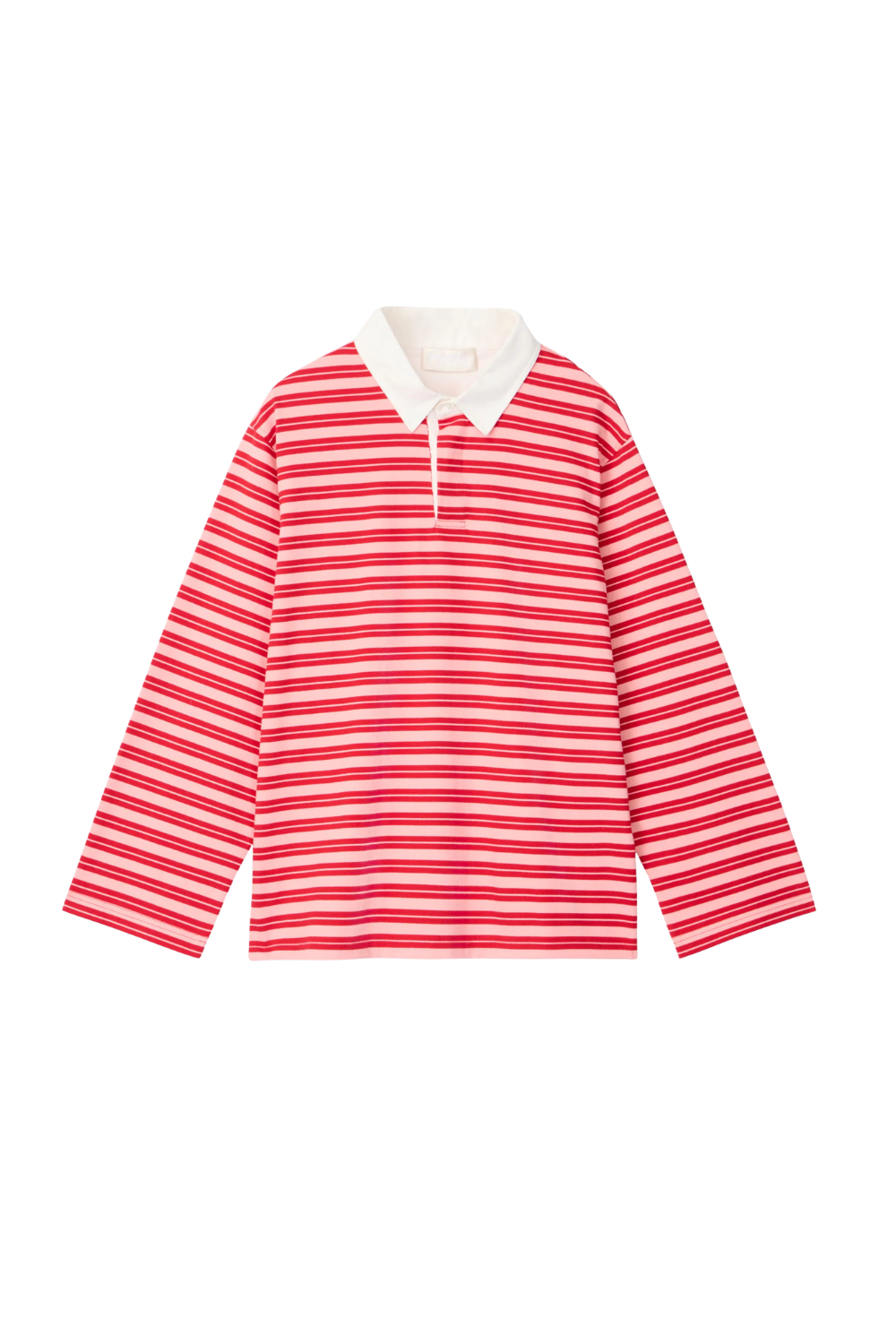 Rugby Top - Pink And Red Stripe
