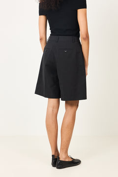 Poet Pleat Shorts - Jet Black