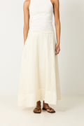 Vivienne Organza Skirt - Cream