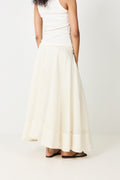 Vivienne Organza Skirt - Cream