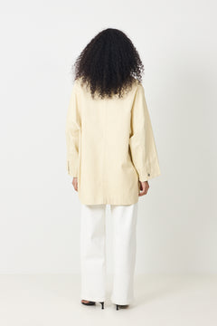 Oversized Canvas Jacket - Panna Cotta