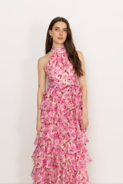 Angel Maxi Dress - Pink Tulip