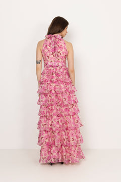 Angel Maxi Dress - Pink Tulip