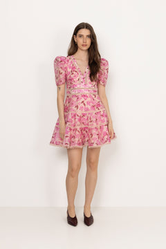 Emie Mini Dress - Pink Tulip