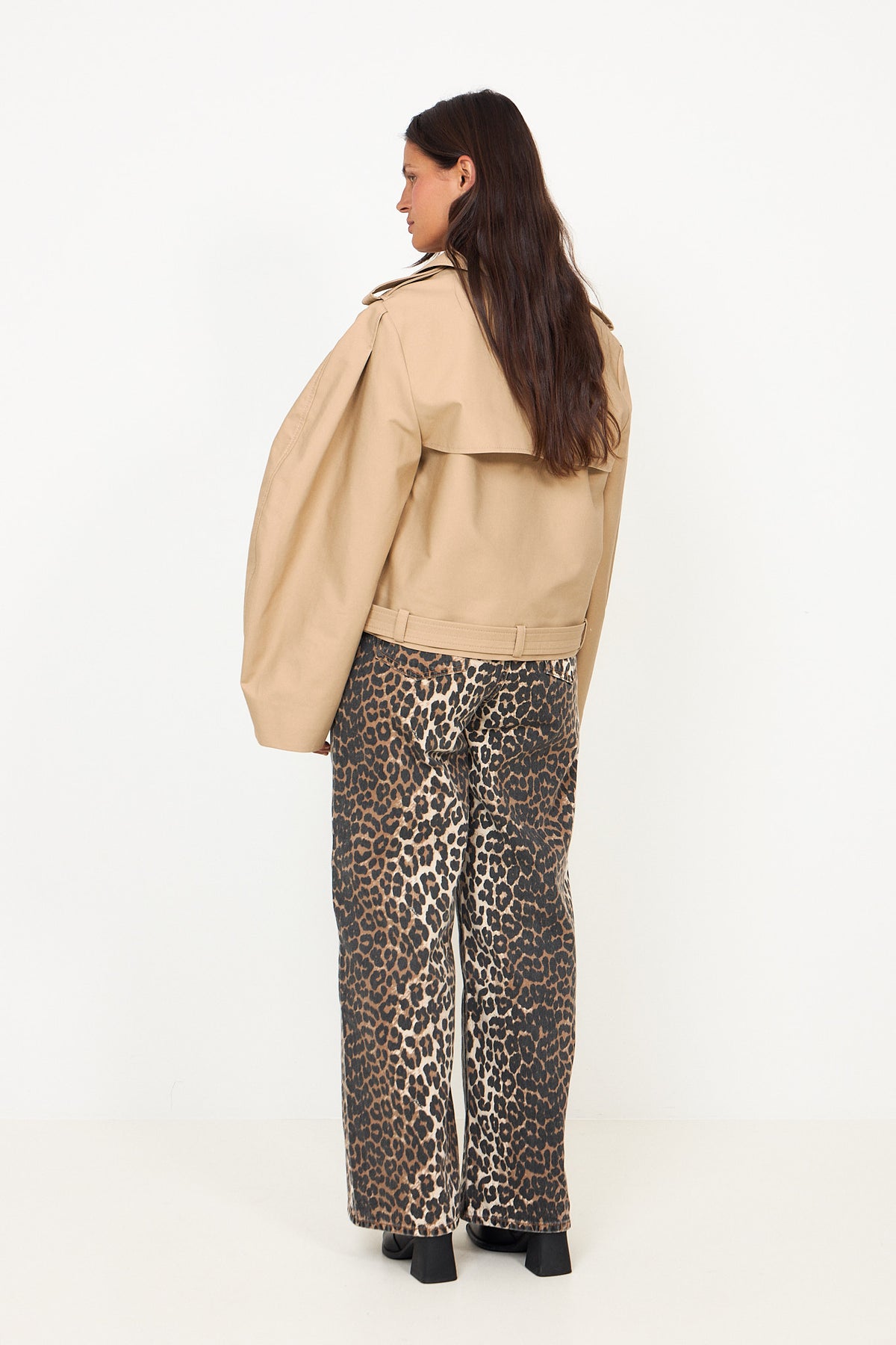 Double Cotton Belted Jacket - Warm Sand