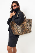 Shopper Xxl Pocket Print - Leopard