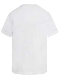 Basic Cotton Western Zebra Boot Tee - Bright White