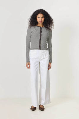White Denim Lari Jeans - Bright White