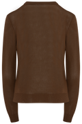 Light Cotton Argyle Cardigan - Tiramisu