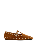 Mary Jenny Studs Suede - Caramel Café