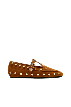 Mary Jenny Studs Suede - Caramel Café