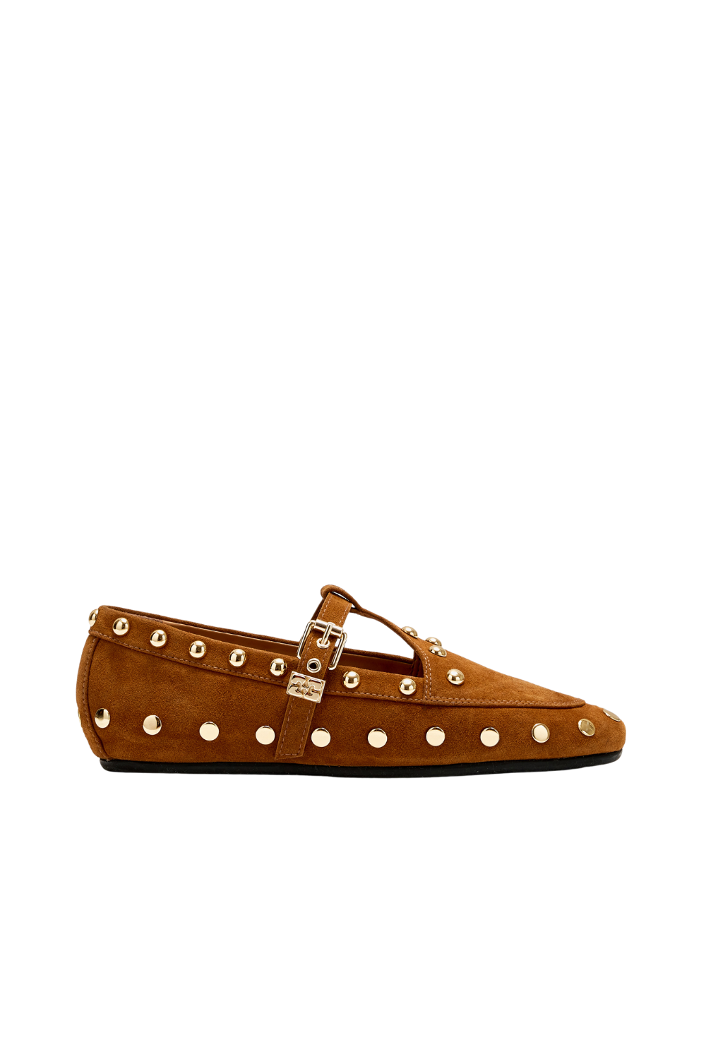Mary Jenny Studs Suede - Caramel Café