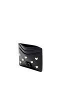 Bou Card Holder Hearts Studs - Black