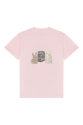 Basic Cotton Relaxed T-Shirt Animals - Chalk Pink