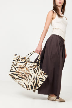 XXL Shopper Zebra - Egret