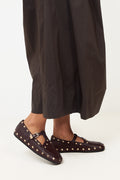 Mary Jenny Studs Grained - Chicory Coffee