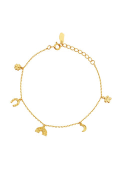 Lucky Charm Bracelet - Gold