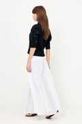 Bobble Knit Polo Cardigan - Midnight Bobbles
