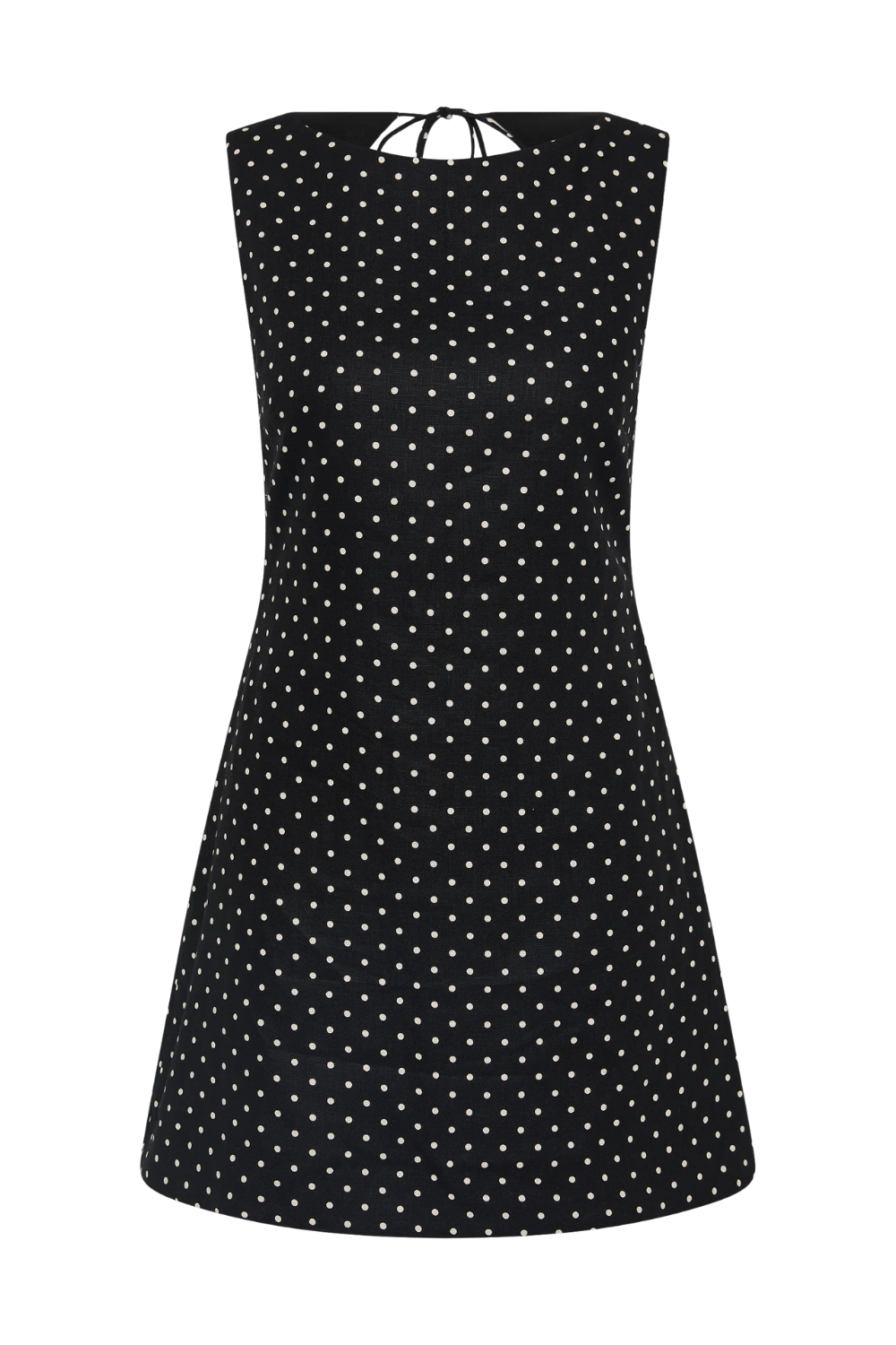 Jacie Mini Dress - Lola Polka Dot Black/Cream