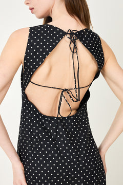 Jacie Mini Dress - Lola Polka Dot Black/Cream