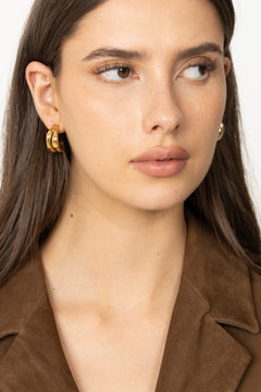 The Big Curved Hoops - Gold