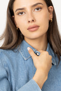 The Curved Hoops - Gold