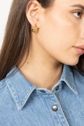 The Curved Hoops - Gold
