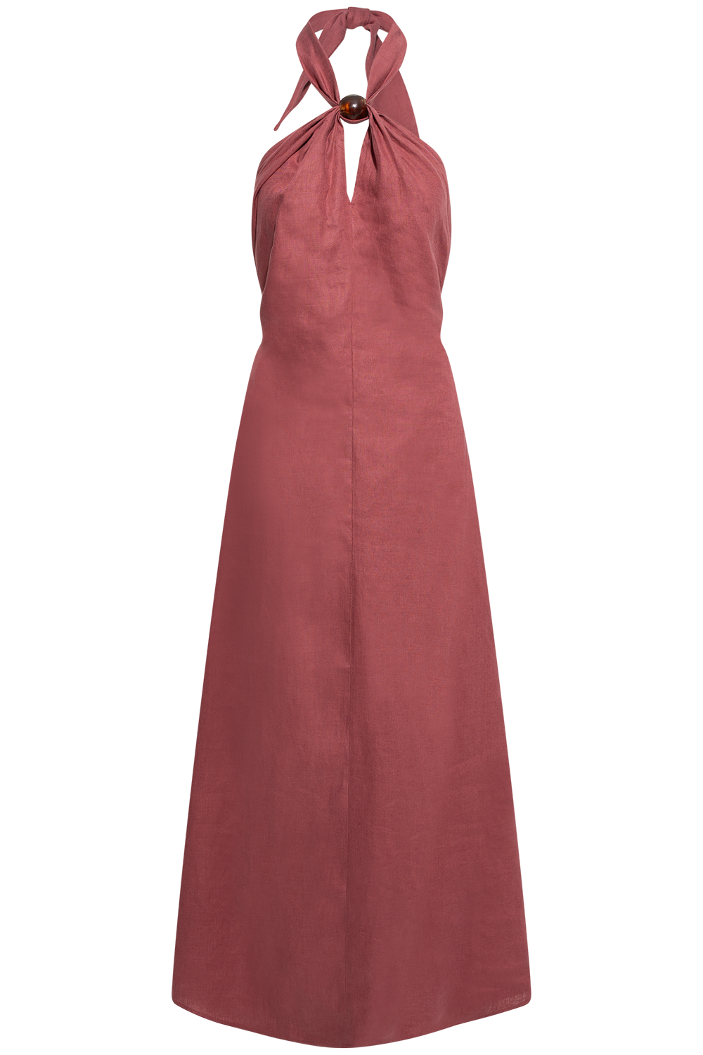 Lourdes Maxi Dress - Rhubarb