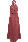 Lourdes Maxi Dress - Rhubarb