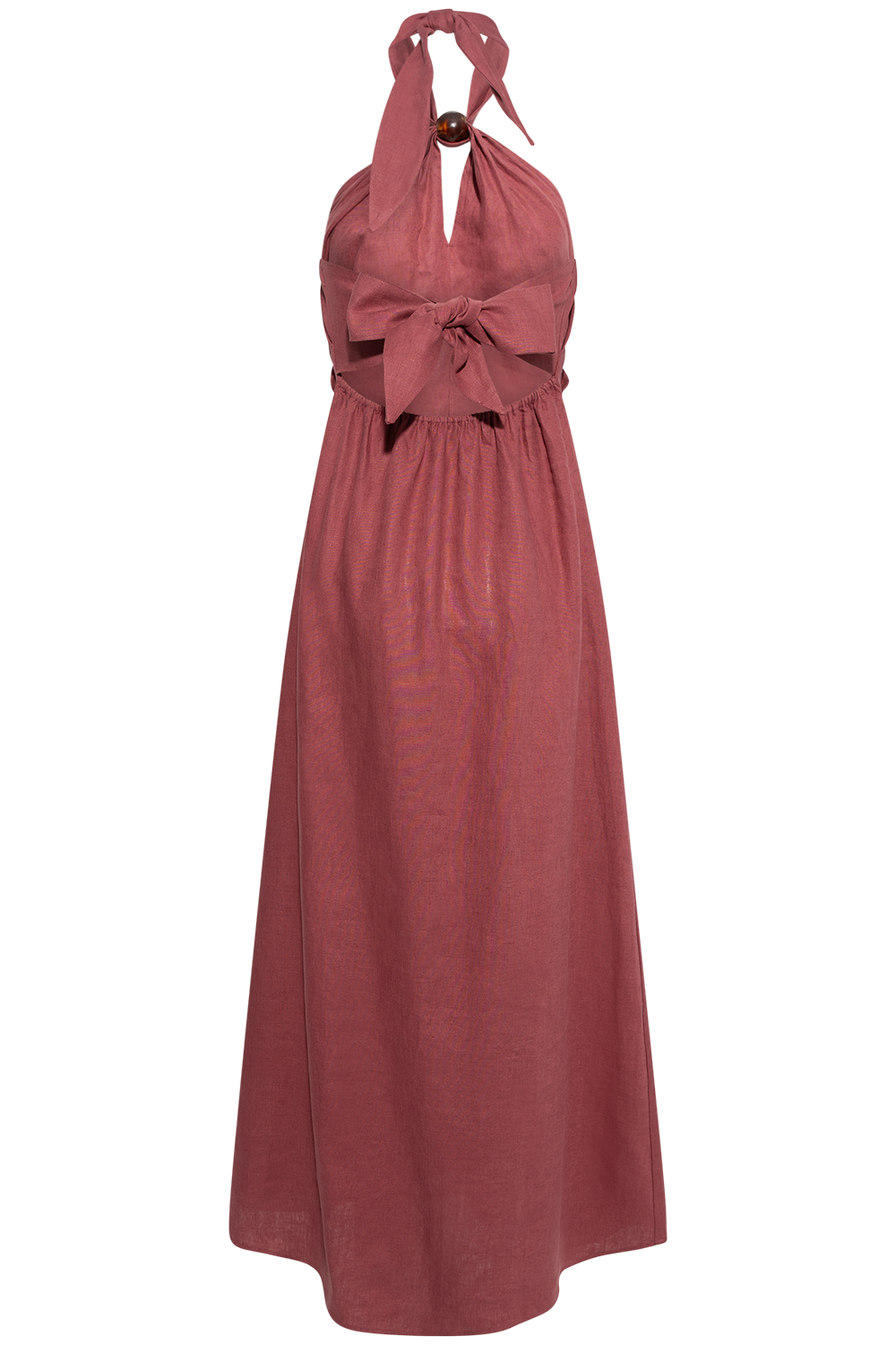 Lourdes Maxi Dress - Rhubarb