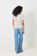 Evelyn Polo Tee - Ocean Stripe