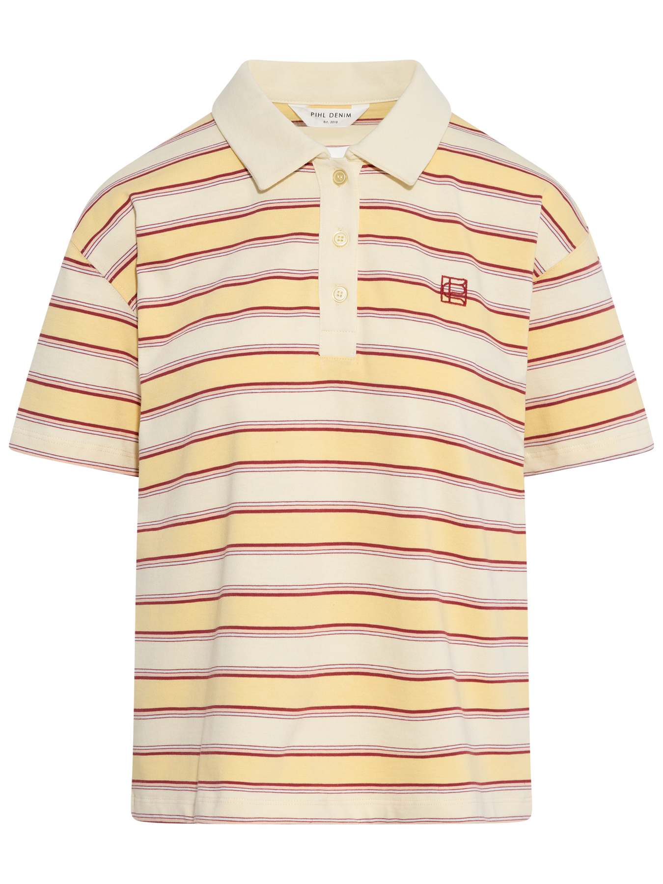 Evelyn Polo Tee - Sunny Stripe