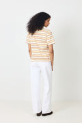 Evelyn Polo Tee - Sunny Stripe