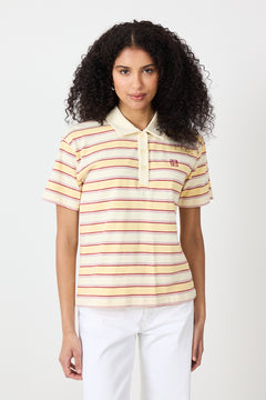 Evelyn Polo Tee - Sunny Stripe