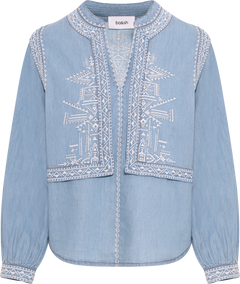 Blouse Laura - Light Used Blue