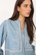 Blouse Laura - Light Used Blue