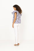 Elvie Ss Cotton Top - Zinnia