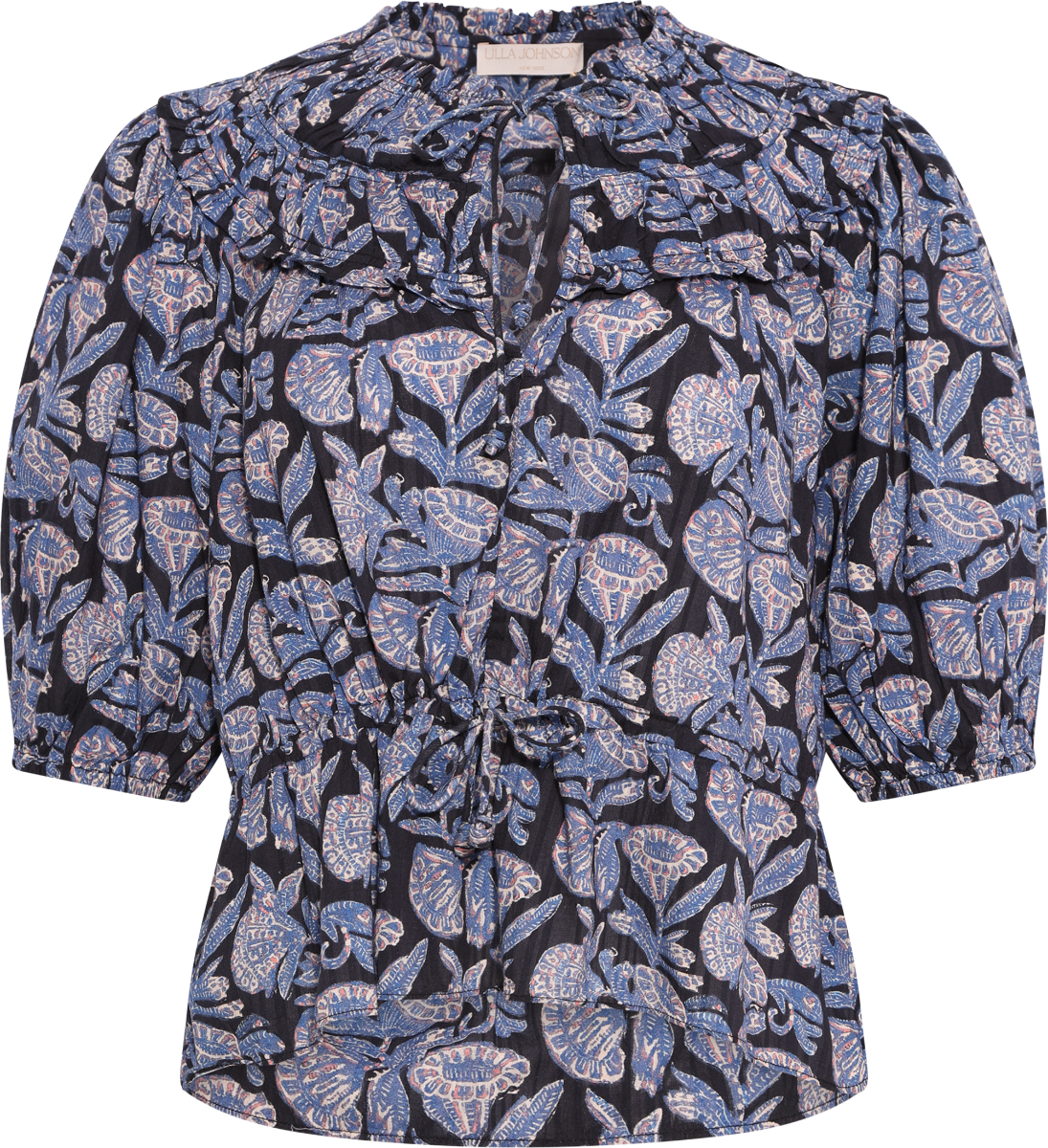 Elvie Ss Cotton Top - Zinnia