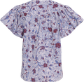 Elvie Ss Cotton Top - Zinnia