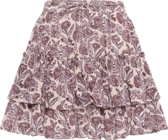 Arlin Cotton Mini Skirt - Meadow