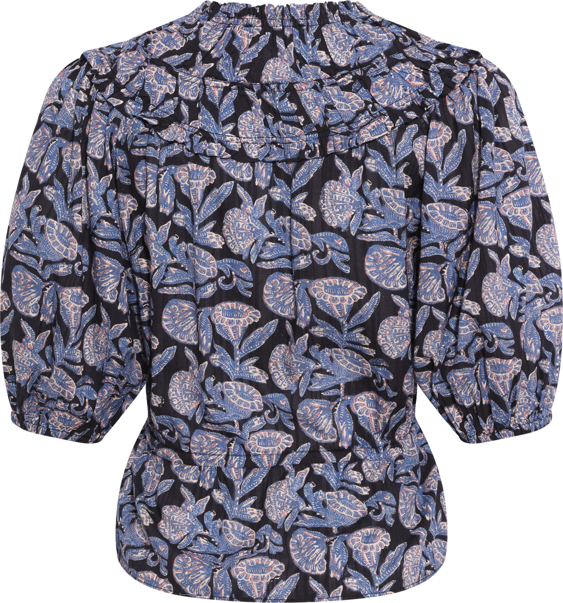 Perline Ss Cotton Blouse - Gardenia